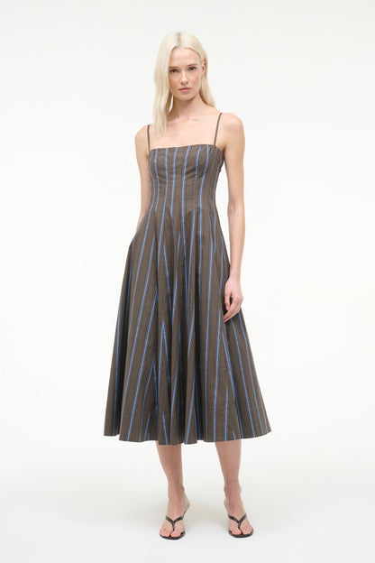 Wylie Dress Huntington Stripe | STAUD Value