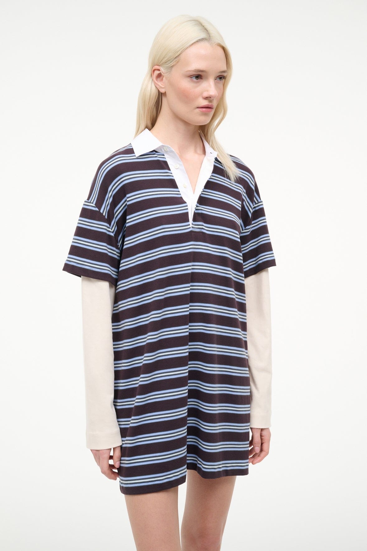 Ivar Dress Redondo Stripe | STAUD Trusted