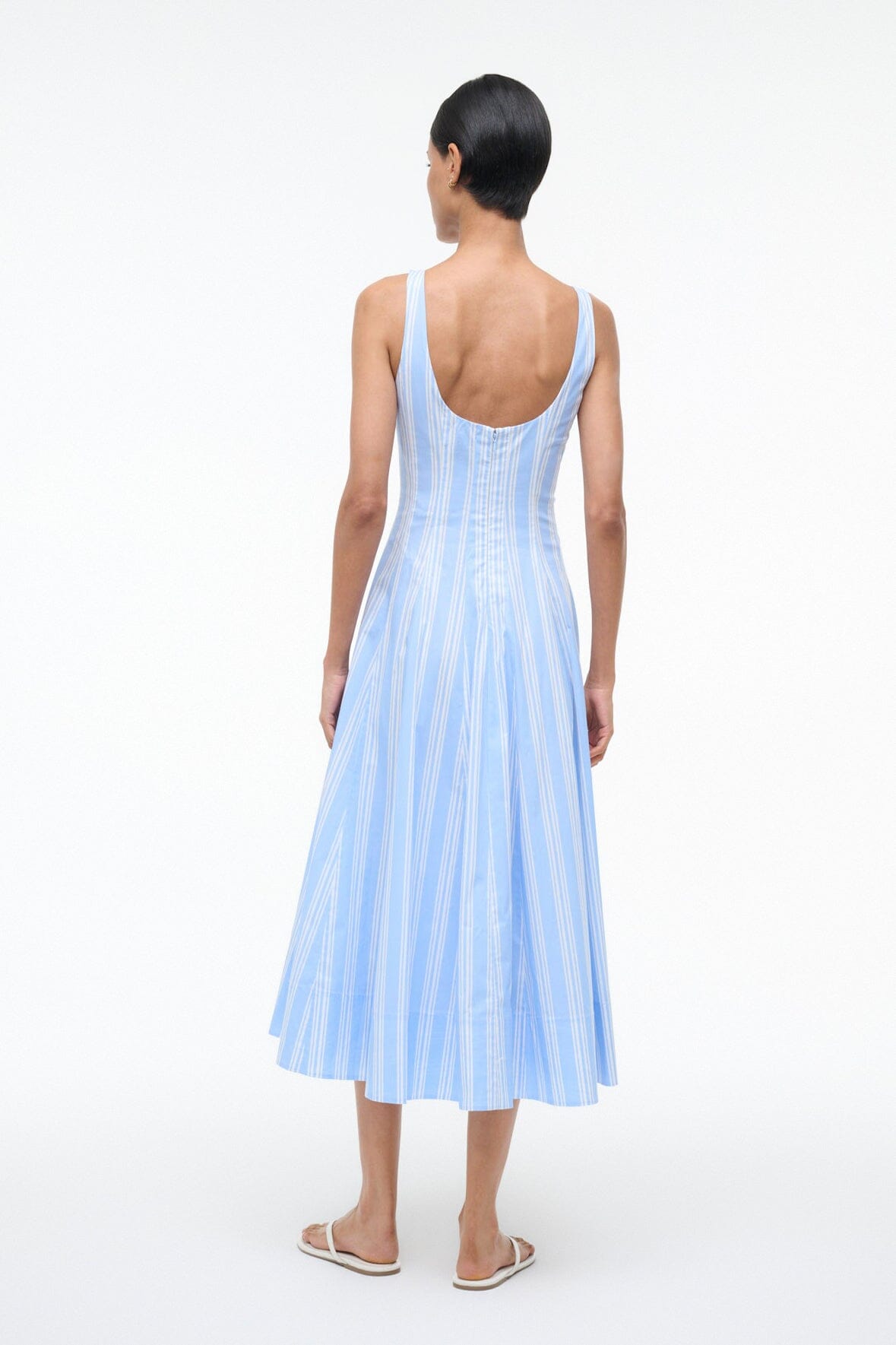 Wells Dress Ventura Stripe | STAUD Exclusive