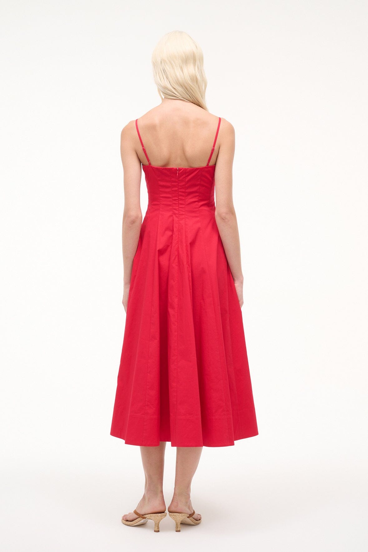 Wylie Dress Cherry | STAUD Best Seller