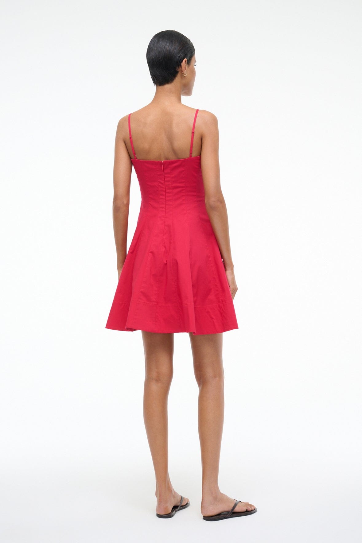 Wylie Mini Dress Cherry | STAUD Value