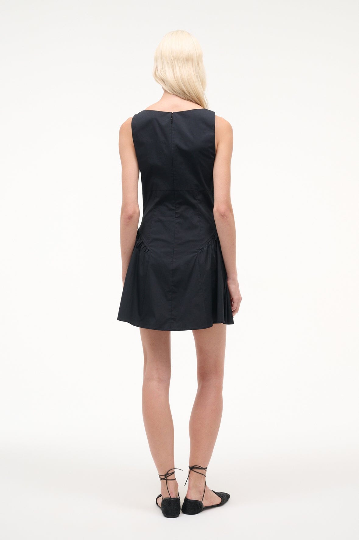 Gwen Mini Dress Black | STAUD Essential
