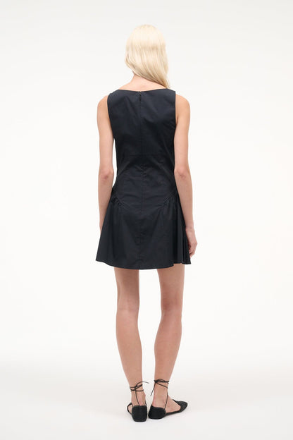 Gwen Mini Dress Black | STAUD Essential