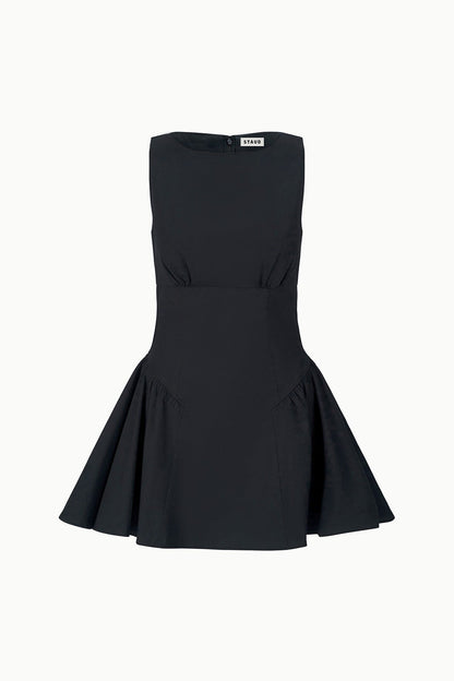 Gwen Mini Dress Black | STAUD Essential