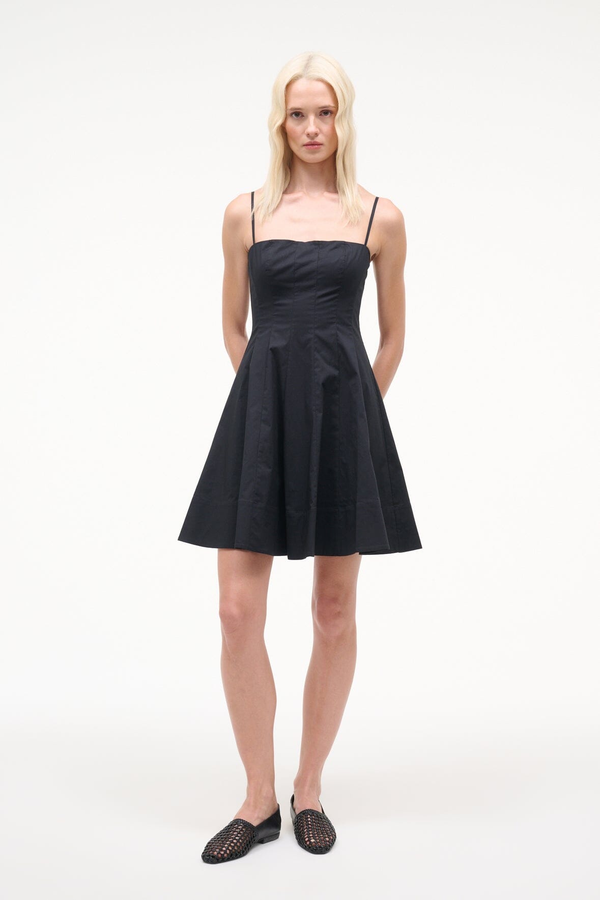 Wylie Mini Dress Black | STAUD Sale