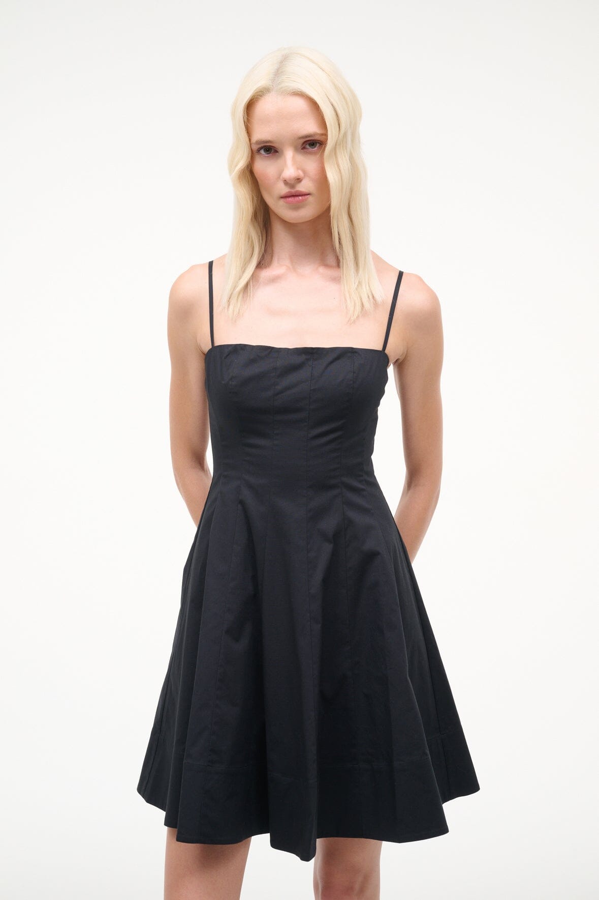 Wylie Mini Dress Black | STAUD Sale