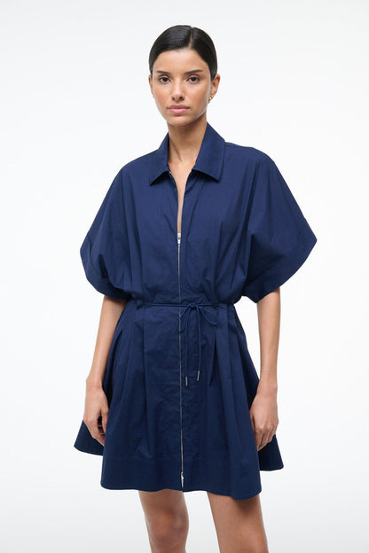 Cori Dress Navy | STAUD Best Price