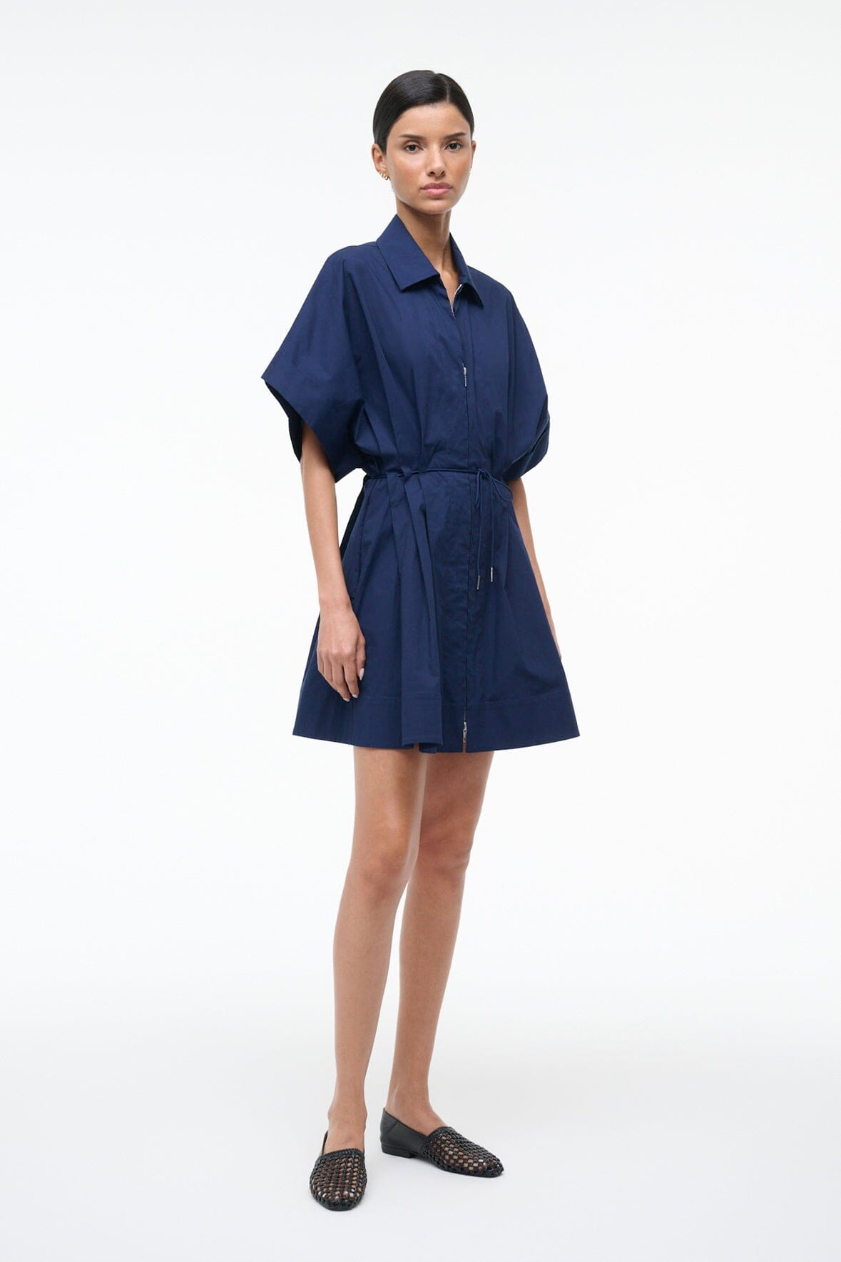 Cori Dress Navy | STAUD Best Price