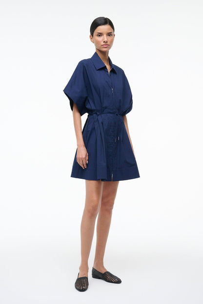 Cori Dress Navy | STAUD Best Price