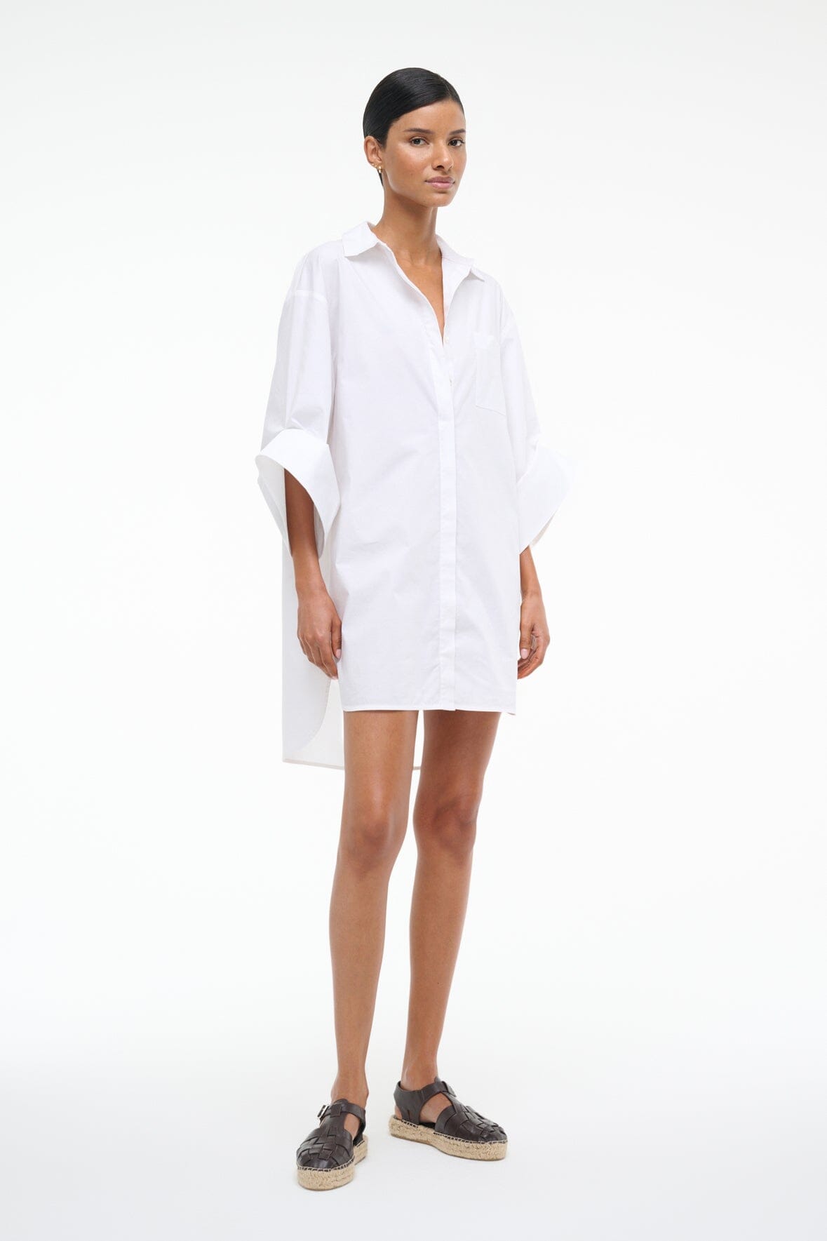 Nico Dress White | STAUD Popular