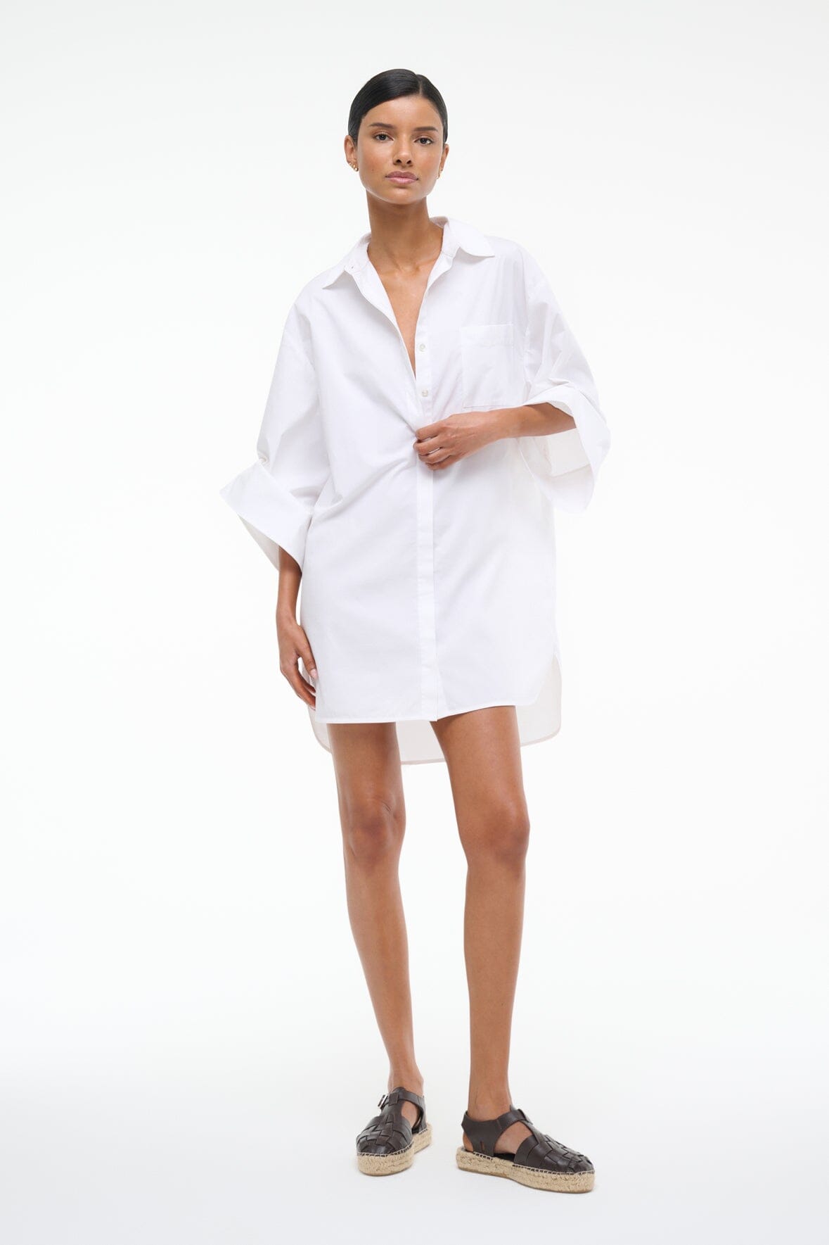 Nico Dress White | STAUD Popular