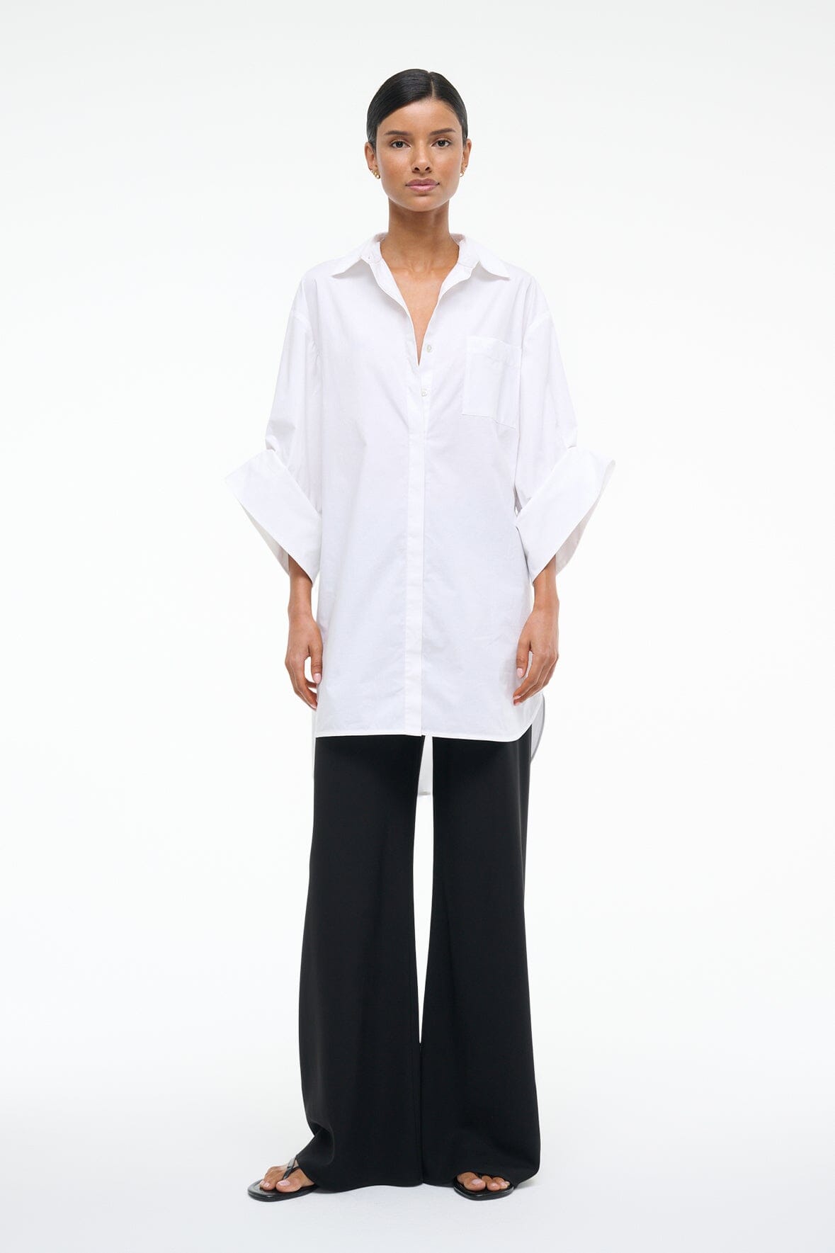 Nico Dress White | STAUD Popular