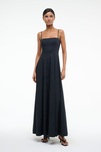Wylie Maxi Dress Black | STAUD Great Value