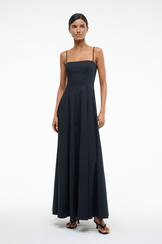 Wylie Maxi Dress Black | STAUD Great Value