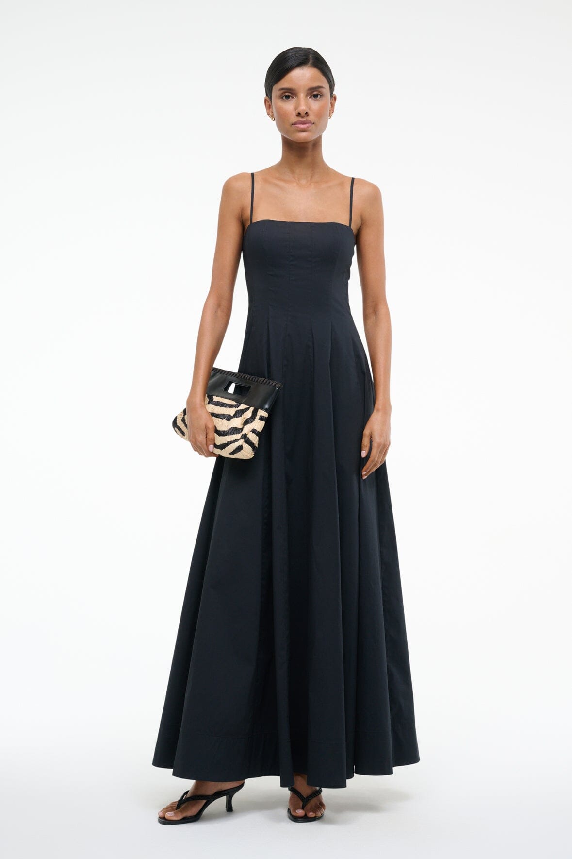 Wylie Maxi Dress Black | STAUD Great Value