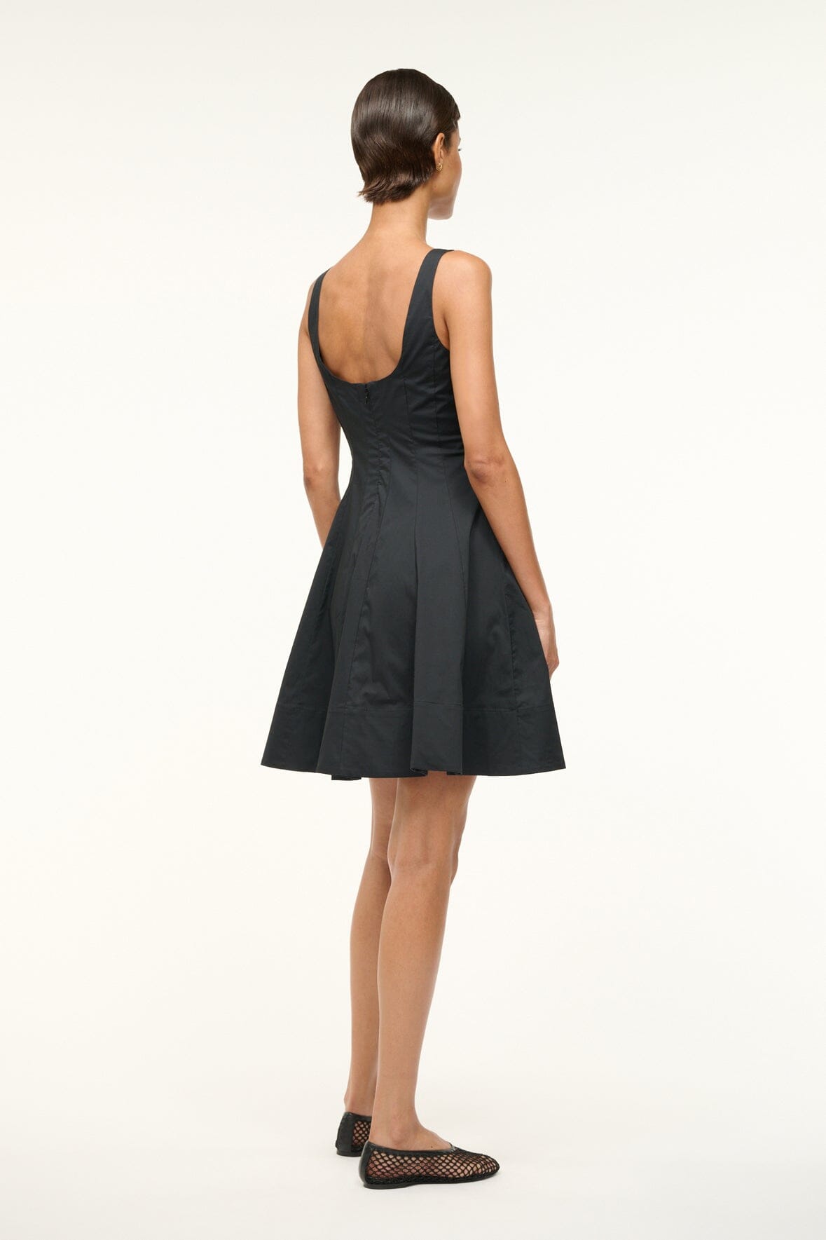 Mini Wells Dress Black | STAUD Premium