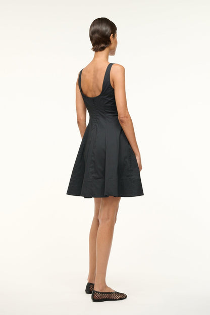Mini Wells Dress Black | STAUD Premium