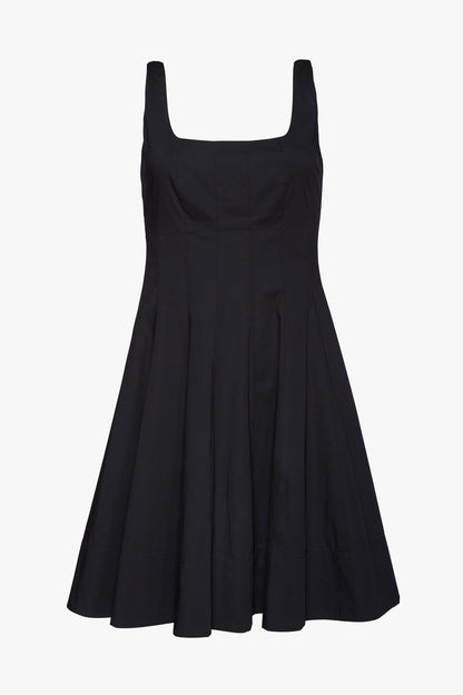 Mini Wells Dress Black | STAUD Premium
