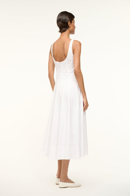 Wells Dress White 1 | STAUD Premium