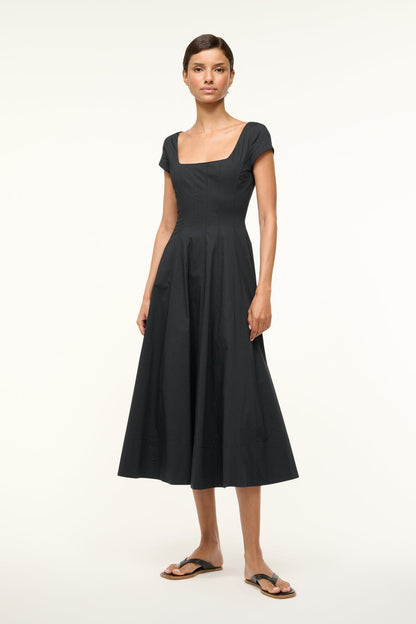 Short Sleeve Wells Dress Black | STAUD Hot Sale