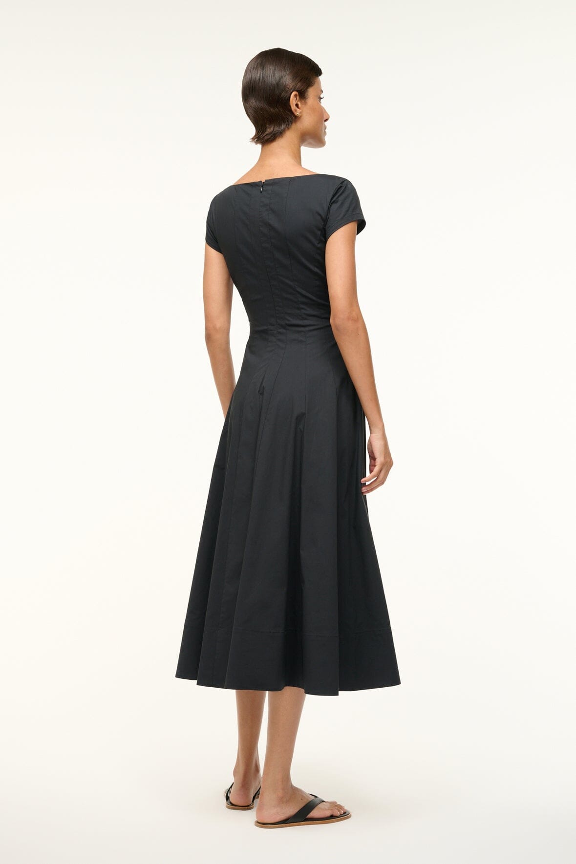 Short Sleeve Wells Dress Black | STAUD Hot Sale
