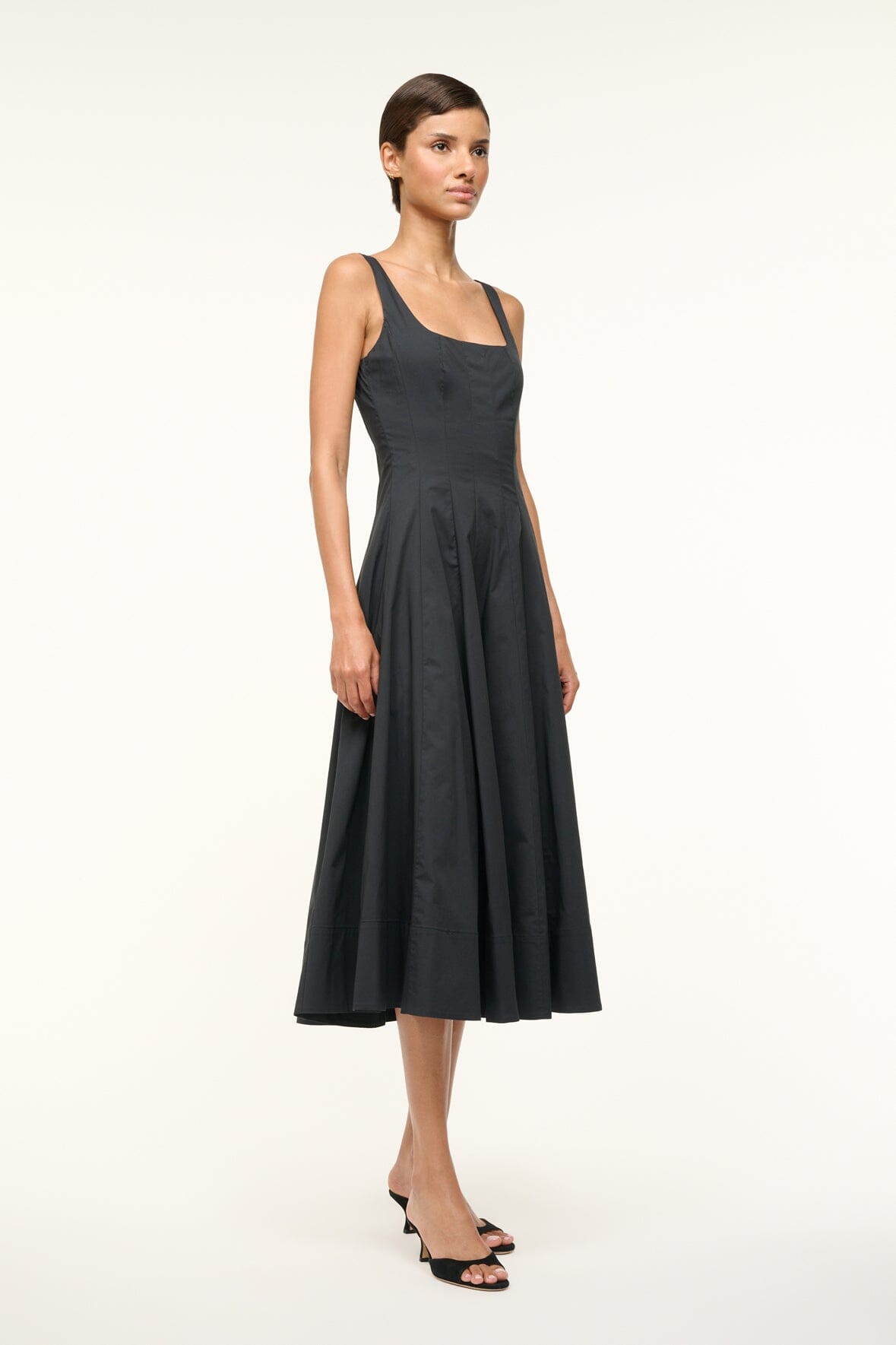 - Wells Dress Black | STAUD Featured