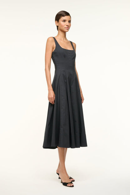 - Wells Dress Black | STAUD Featured