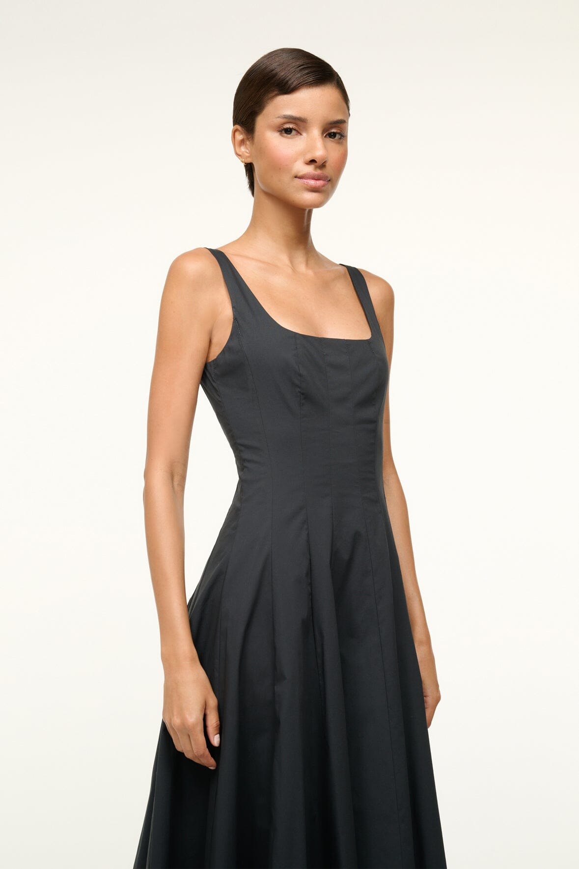 - Wells Dress Black | STAUD Featured