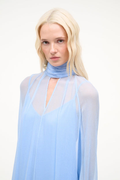 Esther Mini Dress Clear Blue | STAUD New
