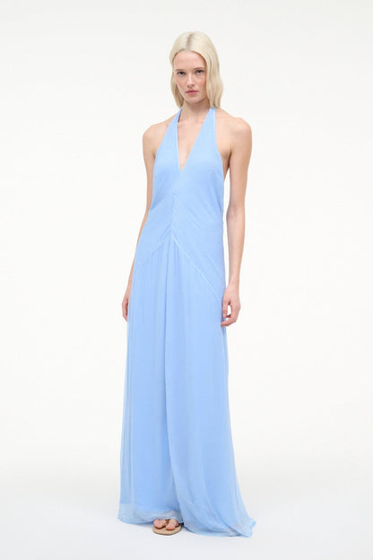 Luma Dress Clear Blue | STAUD Exclusive