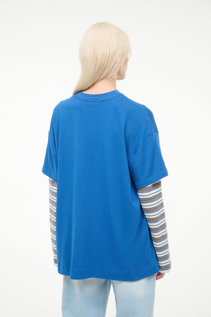 William Tee Blue Mojave Stripe | STAUD Trusted