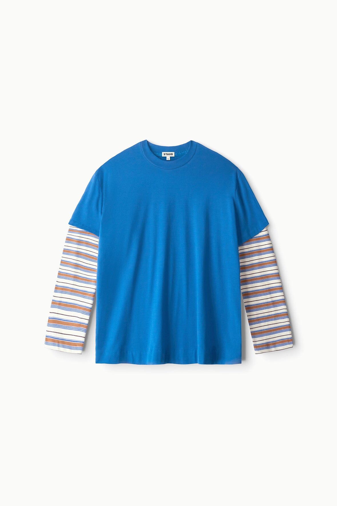 William Tee Blue Mojave Stripe | STAUD Trusted