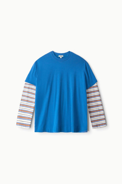 William Tee Blue Mojave Stripe | STAUD Trusted