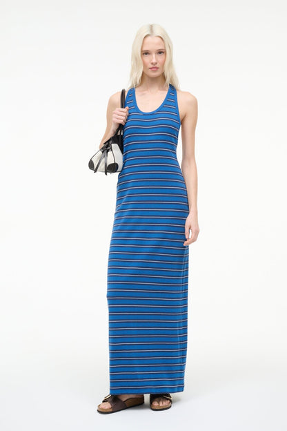 Encino Dress Echo Stripe | STAUD Recommended