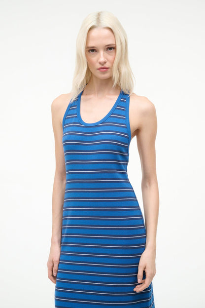 Encino Dress Echo Stripe | STAUD Recommended