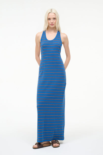 Encino Dress Echo Stripe | STAUD Recommended