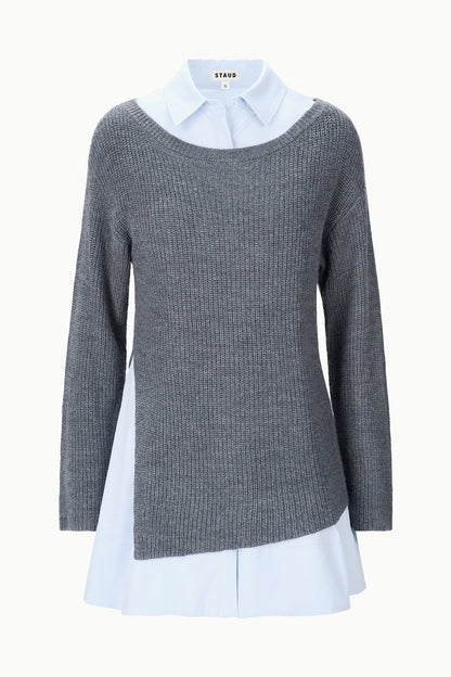 Dane Dress Charcoal Glacier | STAUD Customer Favorite