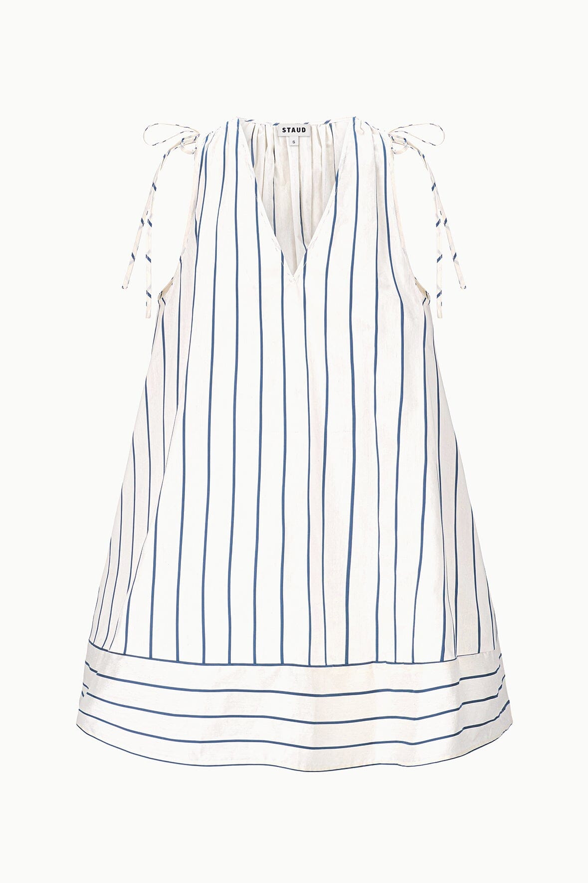 Elena Dress Ecru Stripe | STAUD Hot Sale