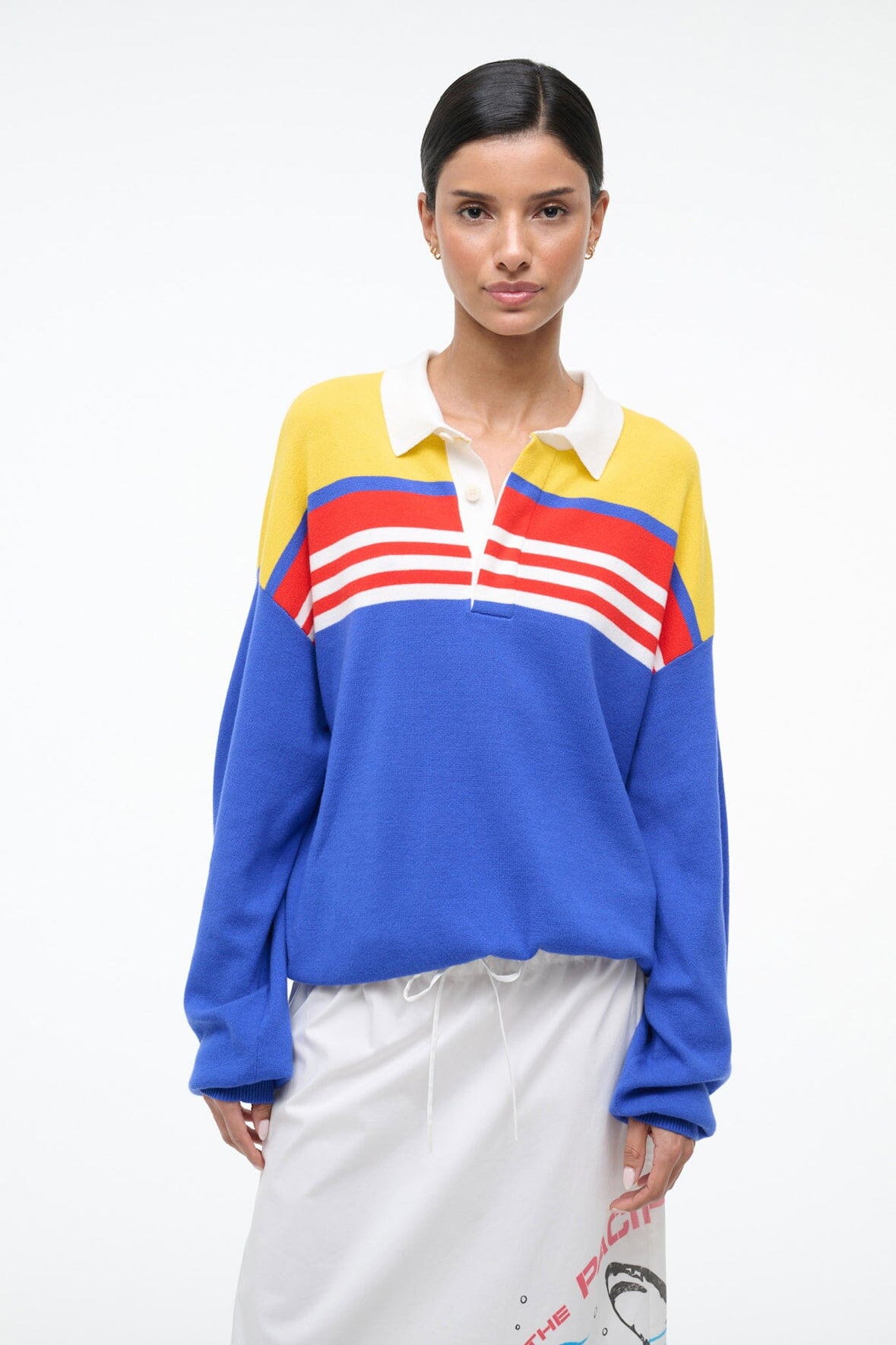 Sail Top Royal Multi Stripe | STAUD Best Price