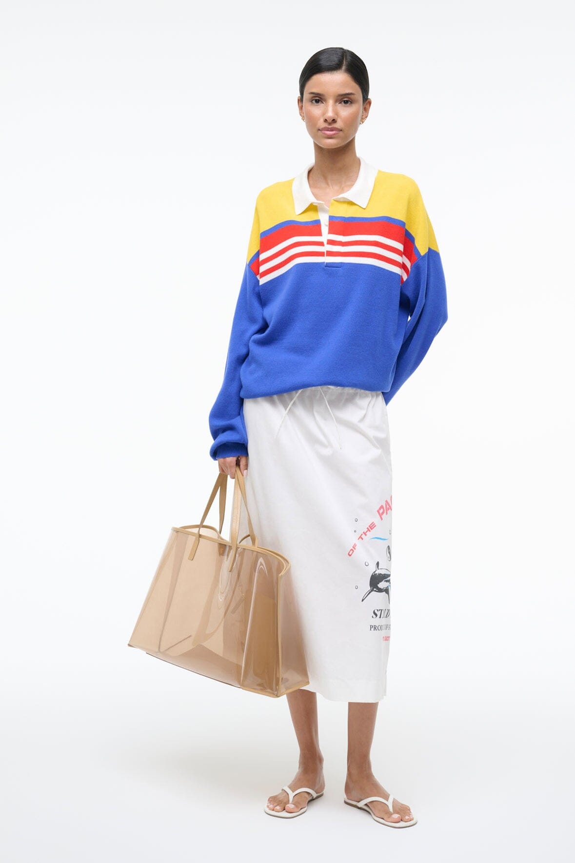 Sail Top Royal Multi Stripe | STAUD Best Price