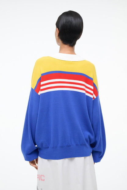 Sail Top Royal Multi Stripe | STAUD Best Price