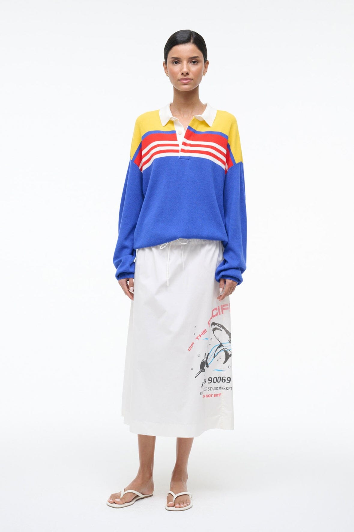 Sail Top Royal Multi Stripe | STAUD Best Price