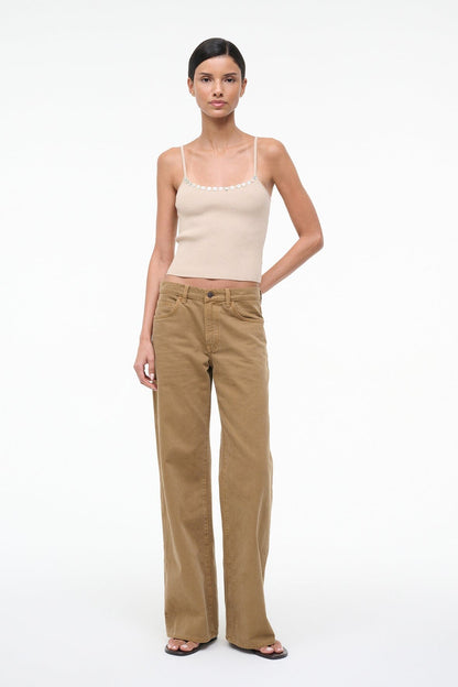 Soleil Tank Fawn | STAUD Premium