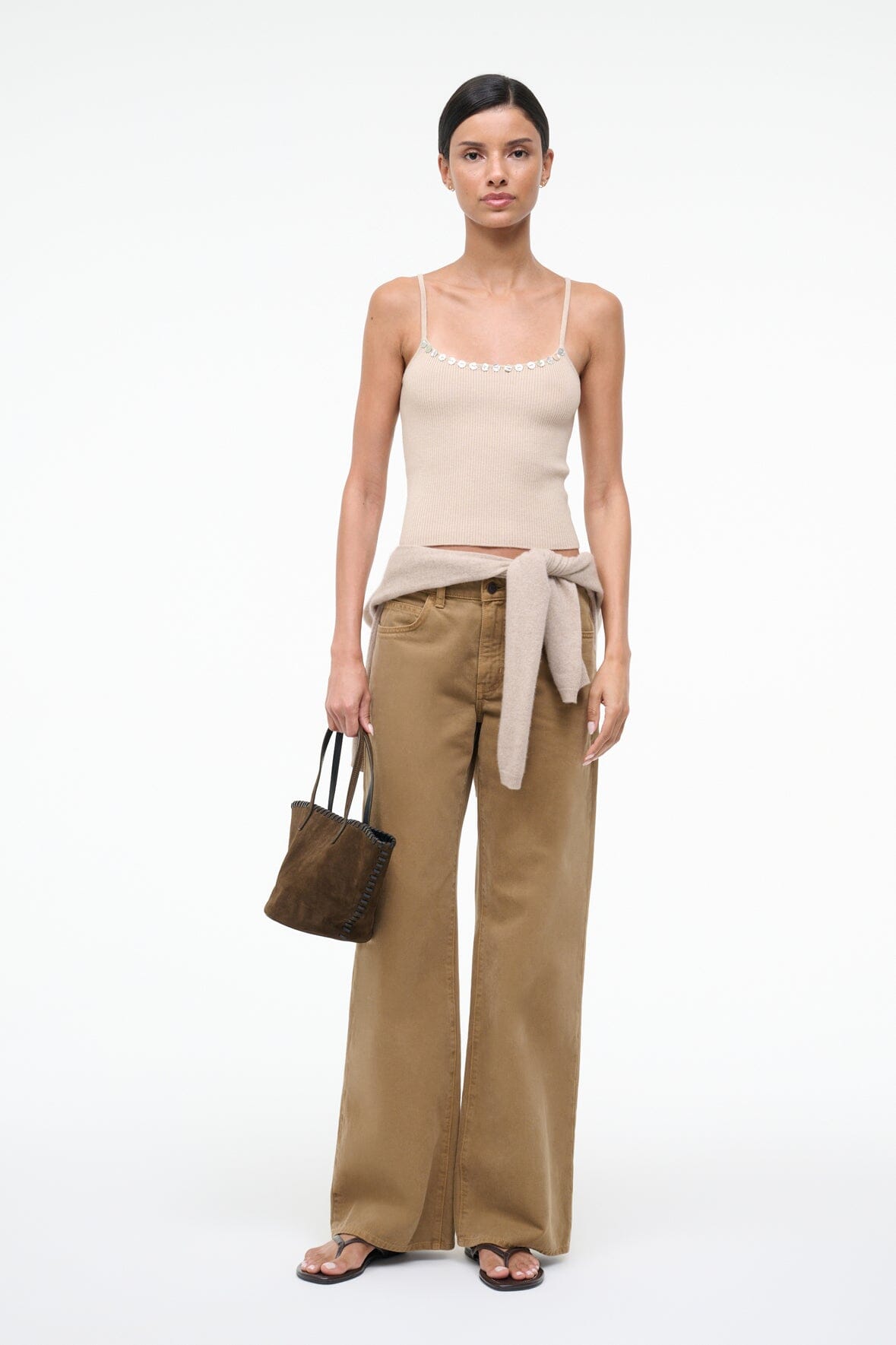 Soleil Tank Fawn | STAUD Premium