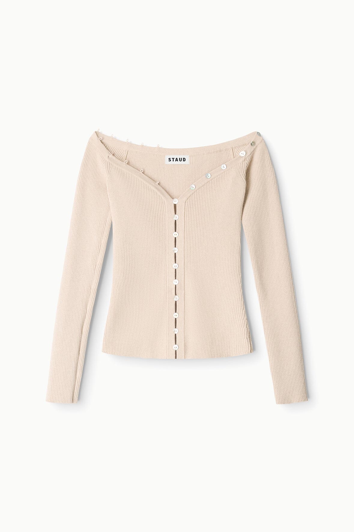 Keaton Sweater Fawn | STAUD New