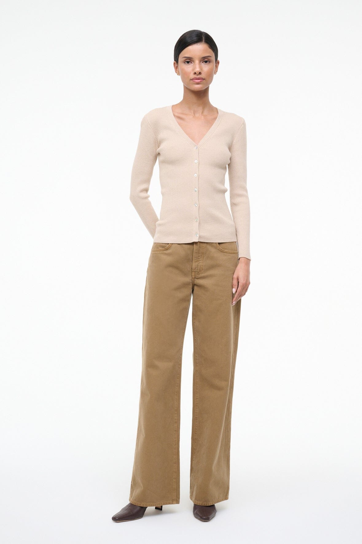 Cargo Sweater Fawn | STAUD Featured