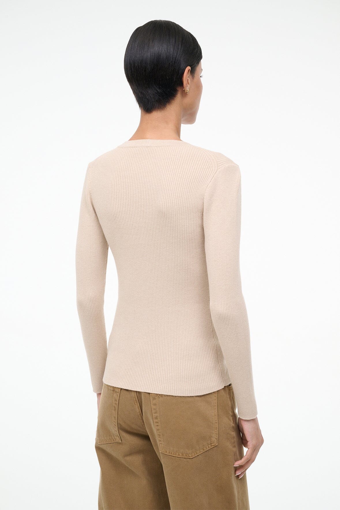 Cargo Sweater Fawn | STAUD Featured