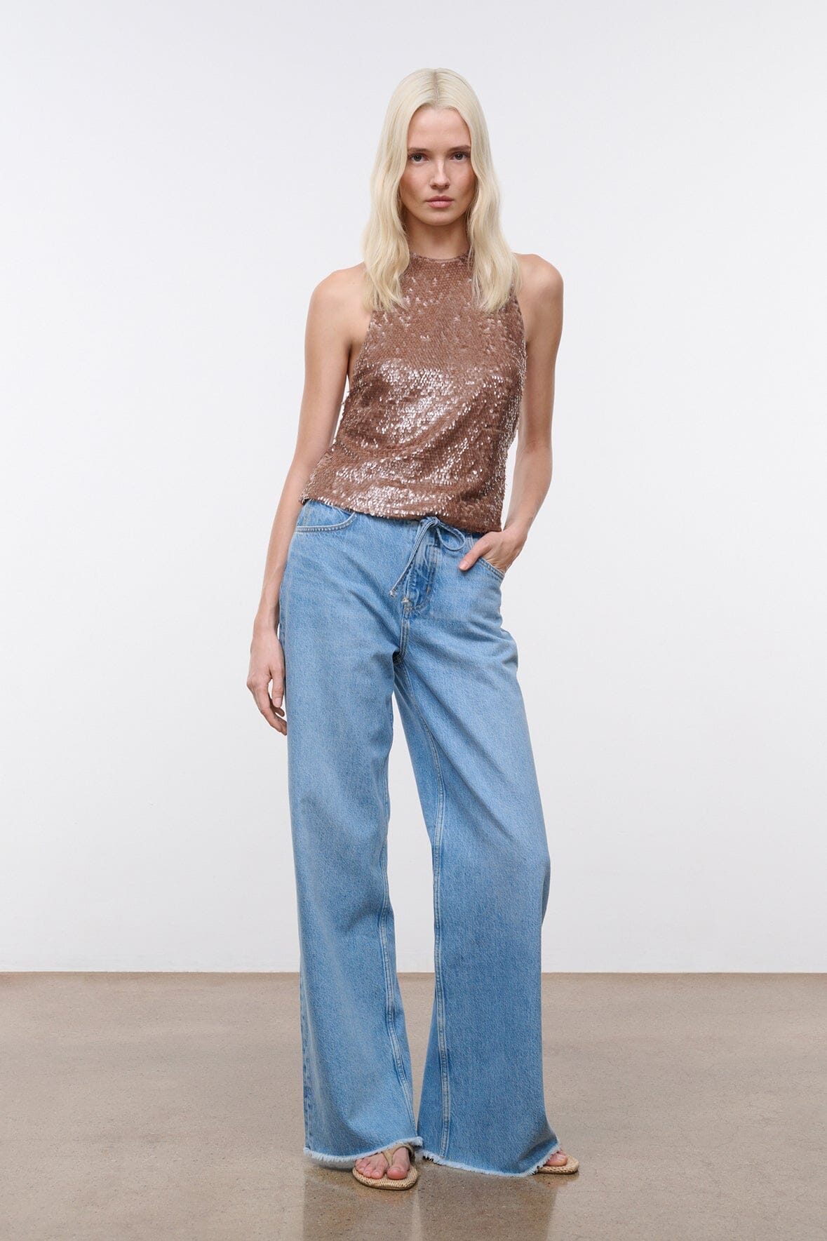 Bree Top Flax | STAUD Best Seller