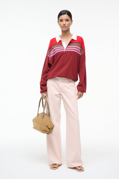Sail Top Cardinal Multi Stripe | STAUD Classic