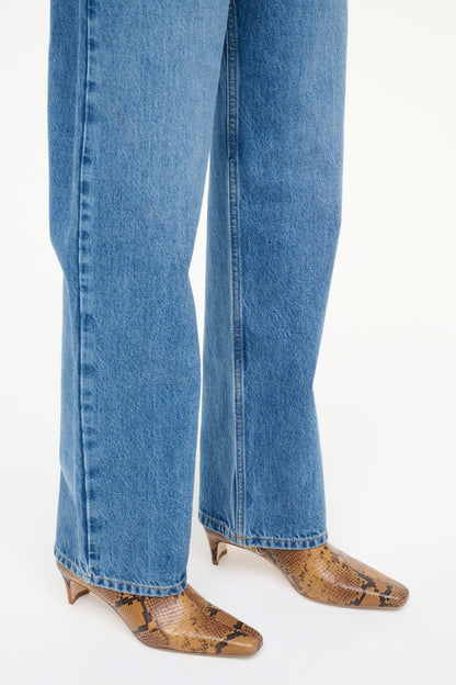 Wally Ankle Boot Snake | STAUD Value